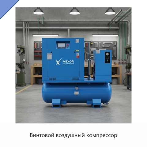 Винтовой воздушный компрессор