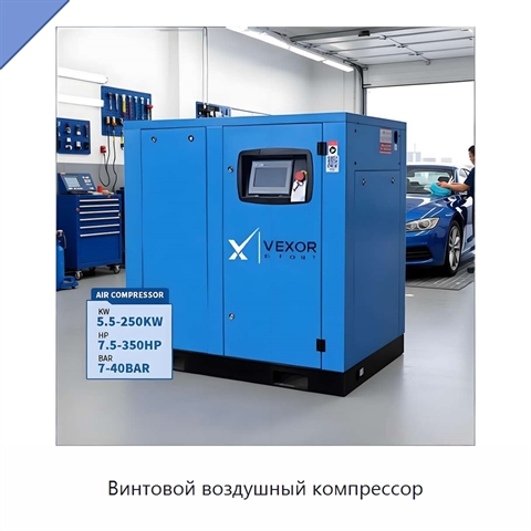 Винтовой воздушный компрессор