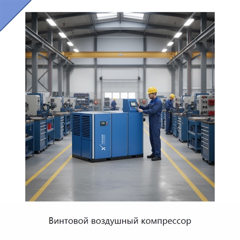 Винтовой воздушный компрессор