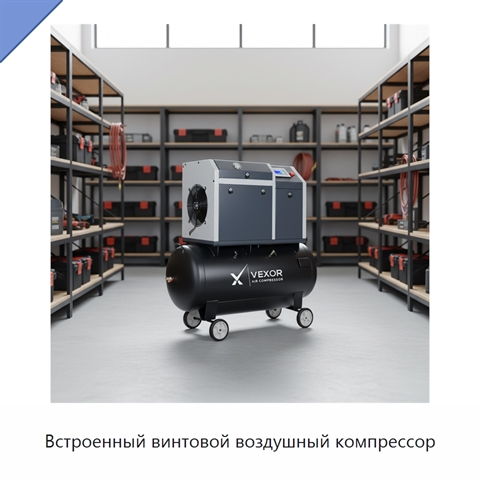 Встроенный винтовой воздушный компрессор