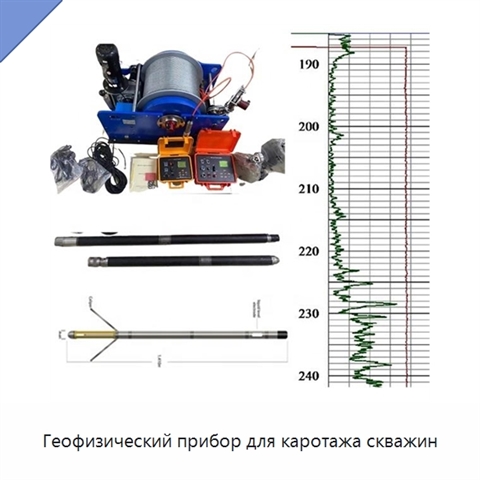 Геофизический прибор для каротажа скважин