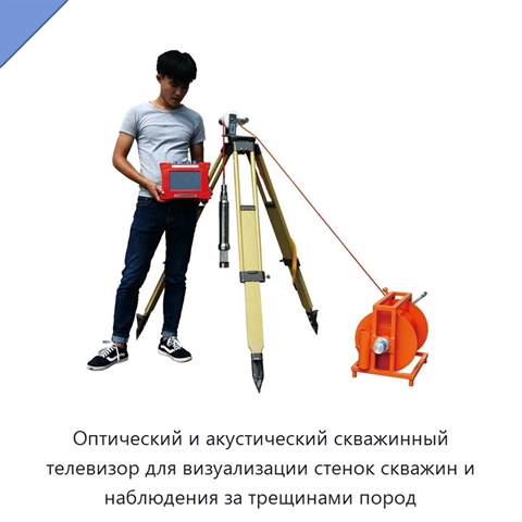 Оптический и акустический скважинный телевизор для визуализации стенок скважин и наблюдения за трещинами пород