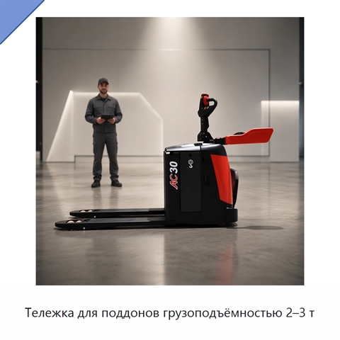 Тележка для поддонов грузоподъёмностью 2–3 т