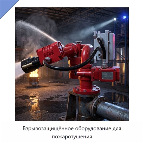 Взрывозащищённое оборудование для пожаротушения