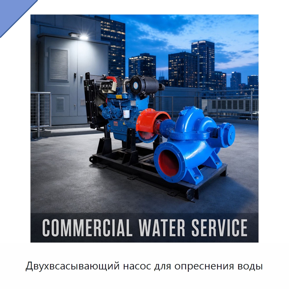 Двухвсасывающий насос для опреснения воды — Насосы