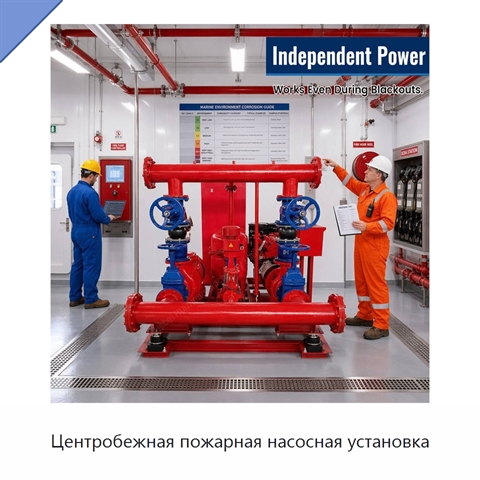 Центробежная пожарная насосная установка