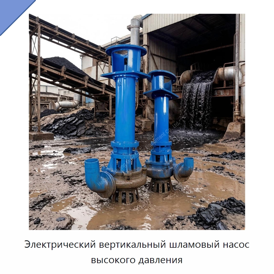Электрический вертикальный шламовый насос высокого давления — Насосы