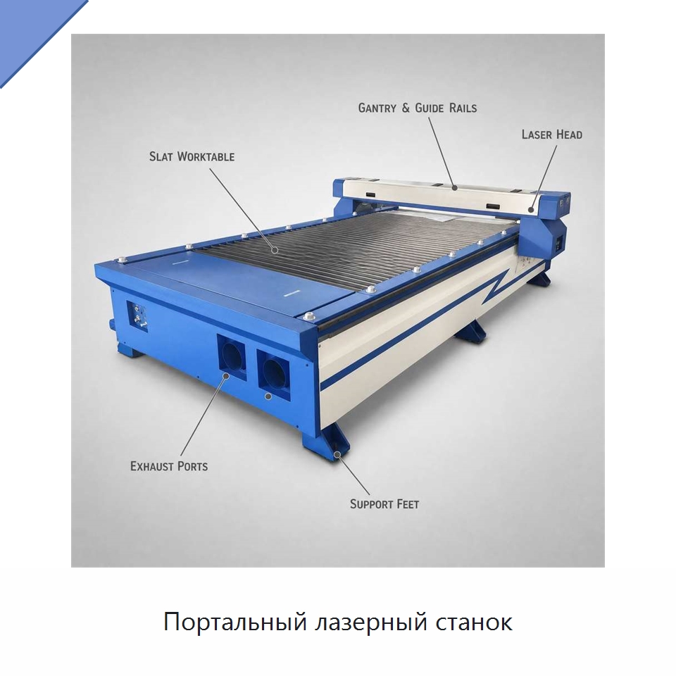 Портальный лазерный станок — Лазерные гравировальные станки