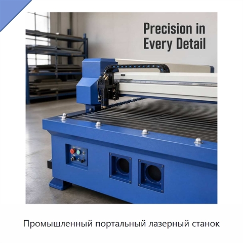 Промышленный портальный лазерный станок