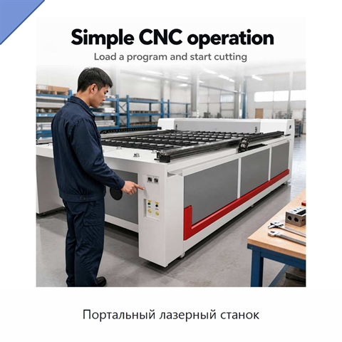 Портальный лазерный станок