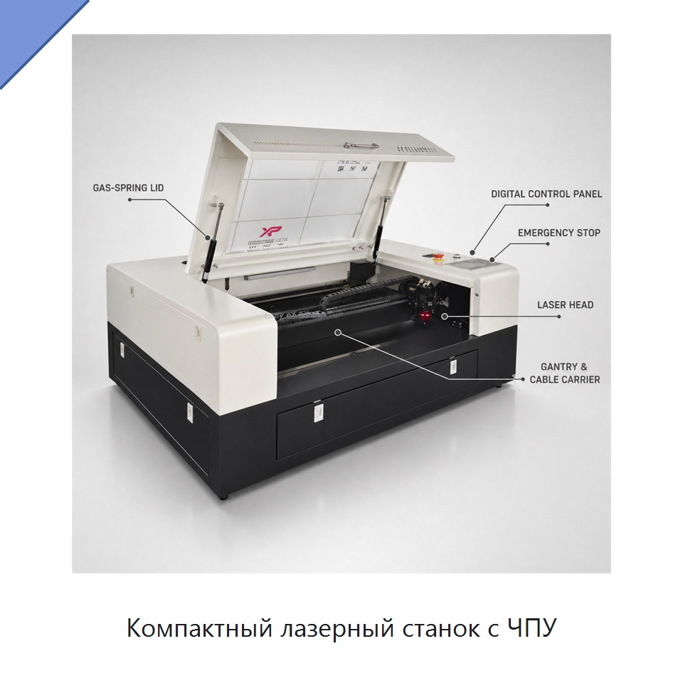 Компактный лазерный станок с ЧПУ — Лазерные гравировальные станки