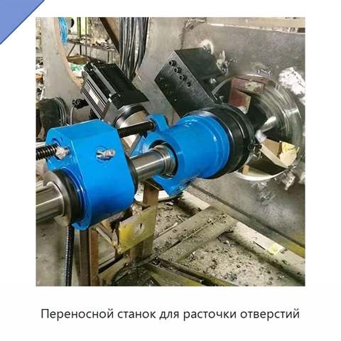 Переносной станок для расточки отверстий