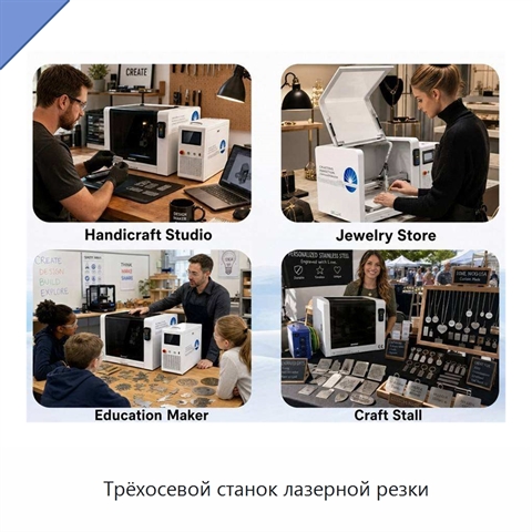 Трёхосевой станок лазерной резки