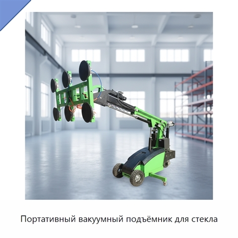 Портативный вакуумный подъёмник для стекла