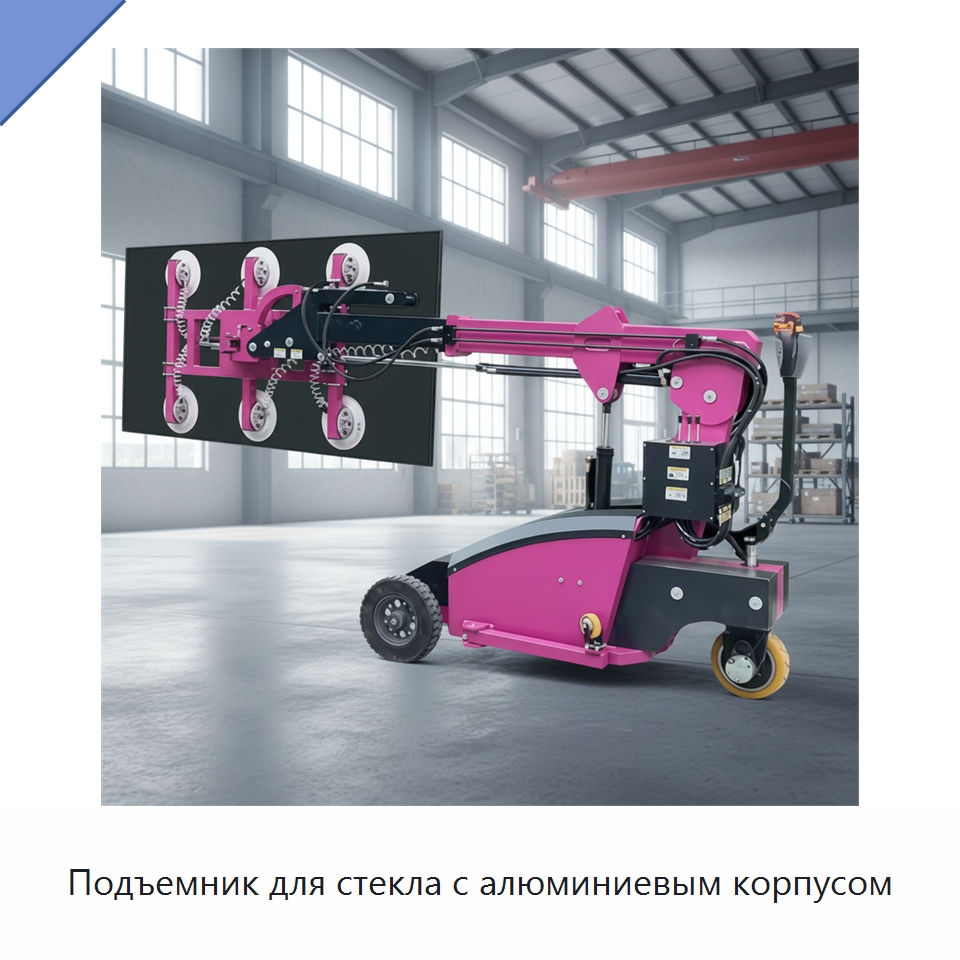Подъемник для стекла с алюминиевым корпусом — Оборудование для производства стекла