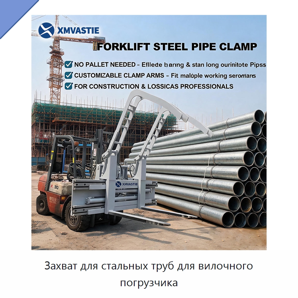Захват для стальных труб для вилочного погрузчика — Навесное оборудование и запчасти для вилочных погрузчиков