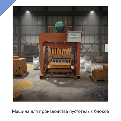 Машина для производства пустотелых блоков
