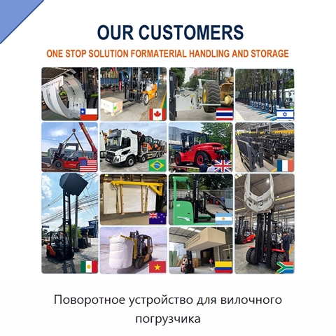 Поворотное устройство для вилочного погрузчика