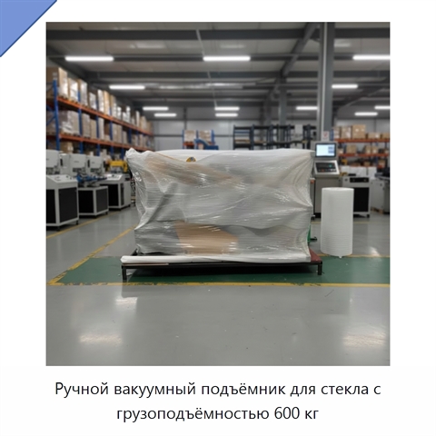Ручной вакуумный подъёмник для стекла с грузоподъёмностью 600 кг
