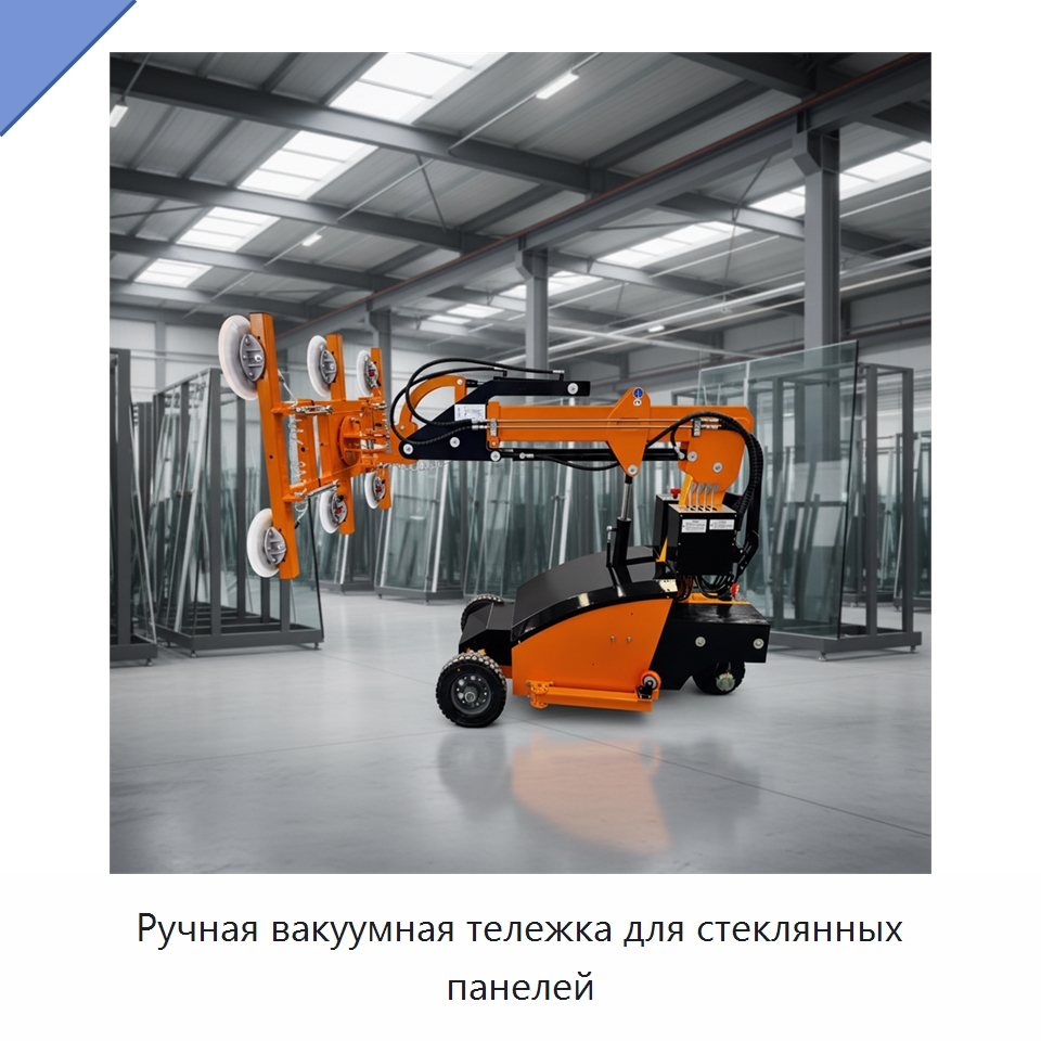 Ручная вакуумная тележка для стеклянных панелей — Оборудование для производства стекла