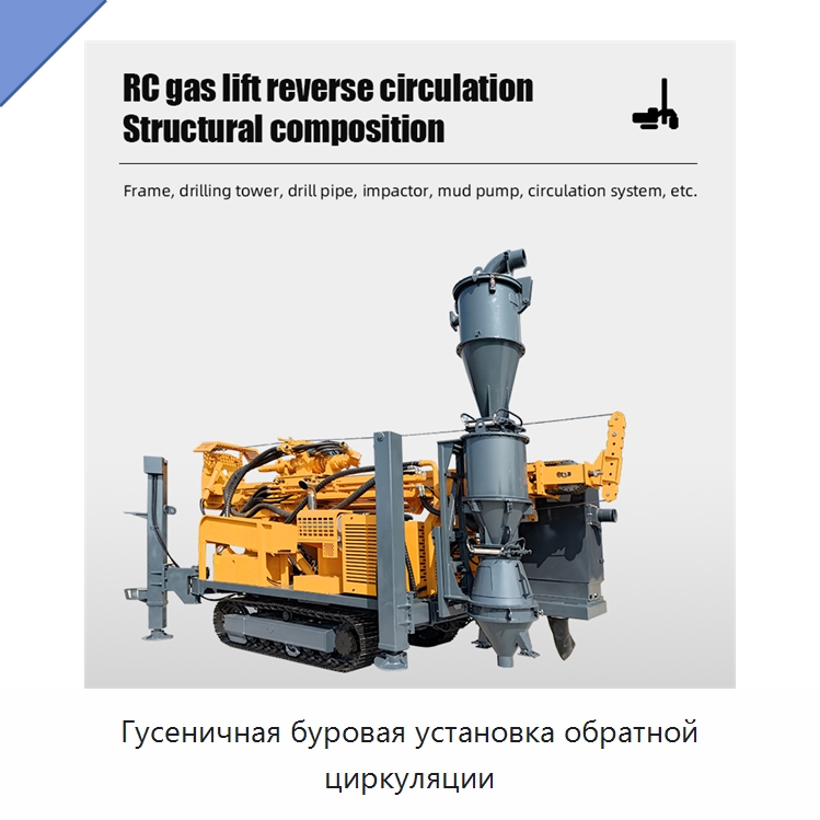 Гусеничная буровая установка обратной циркуляции — Горнодобывающее оборудование