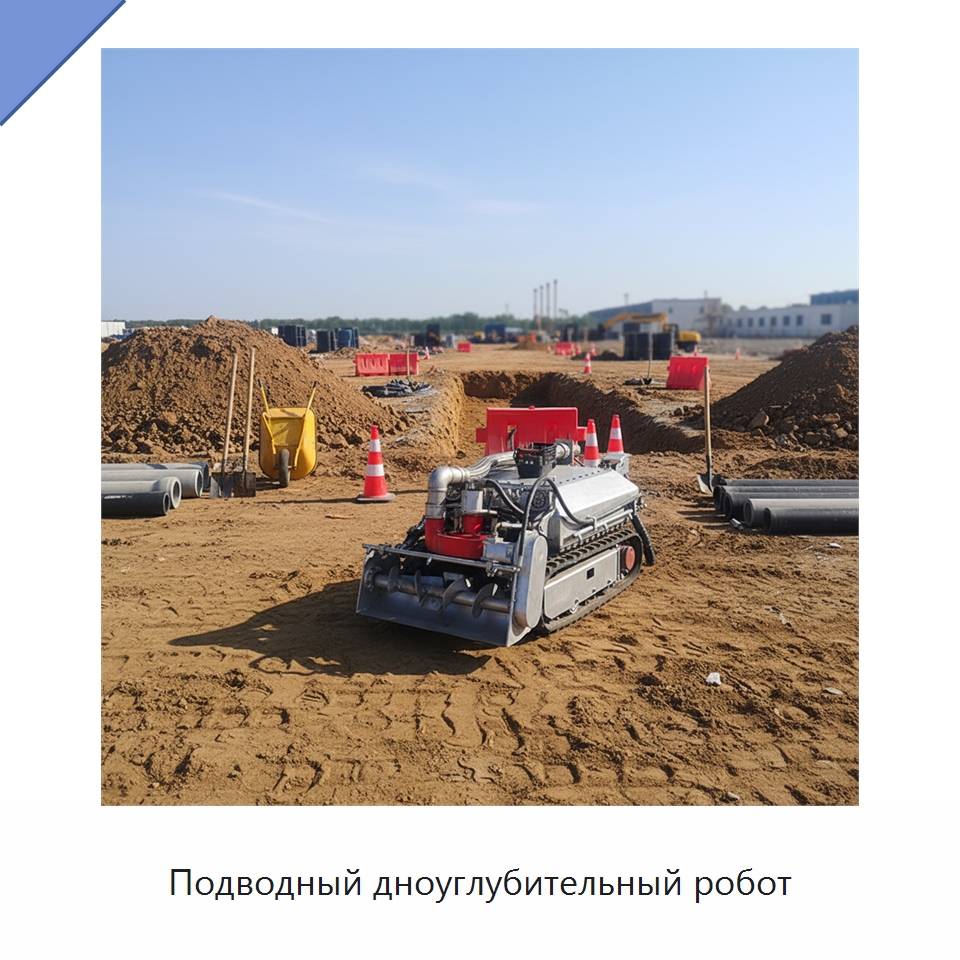 Подводный дноуглубительный робот — Специальные машины и промышленное оборудование
