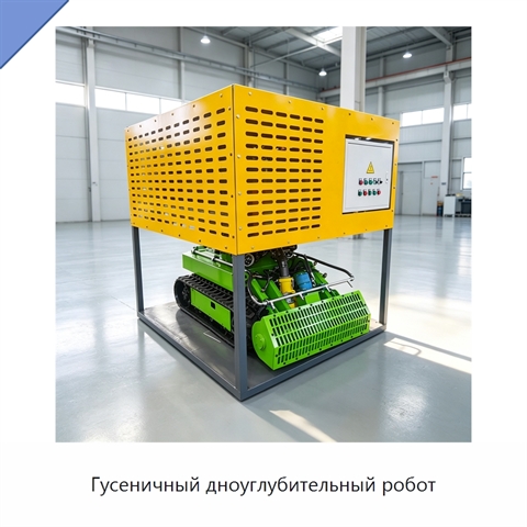 Гусеничный дноуглубительный робот