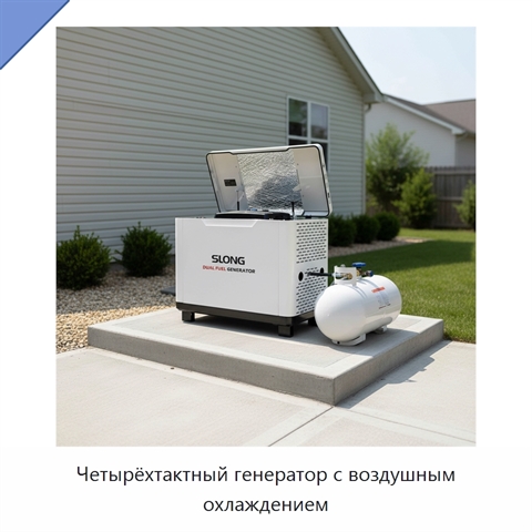 Четырёхтактный генератор с воздушным охлаждением