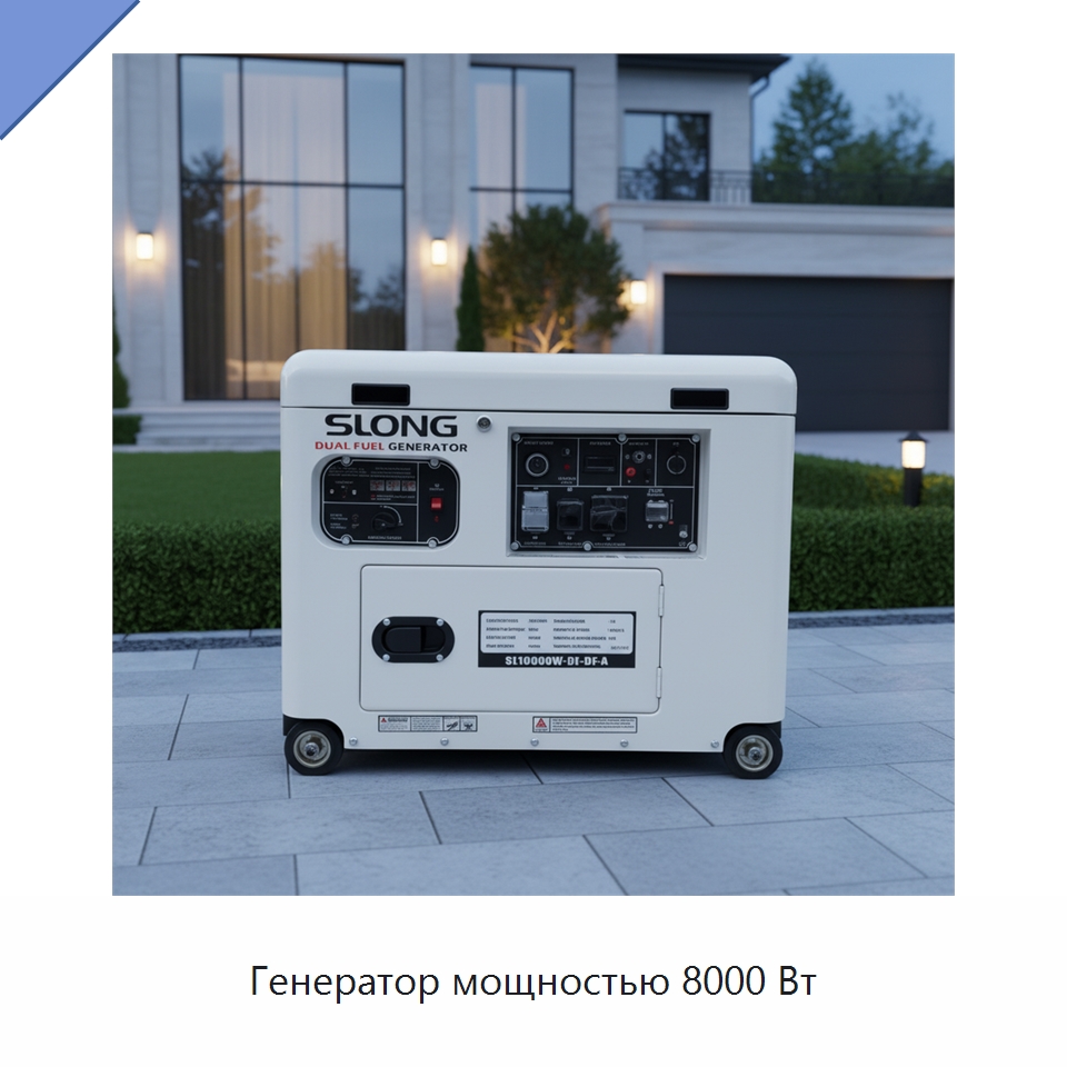 Генератор мощностью 8000 Вт — Газотурбинные генераторы