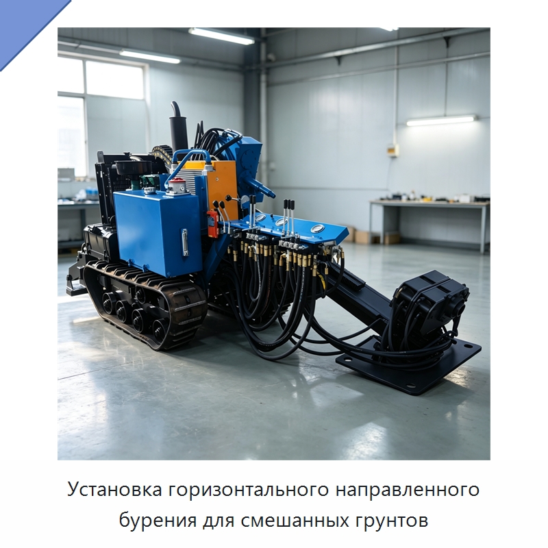Установка горизонтального направленного бурения для смешанных грунтов — Специальная строительная техника