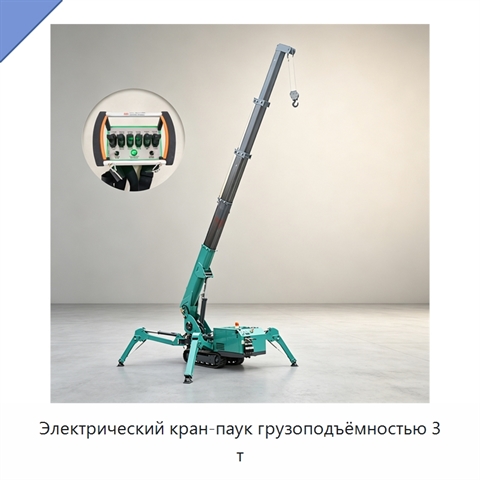 Электрический кран-паук грузоподъёмностью 3 т