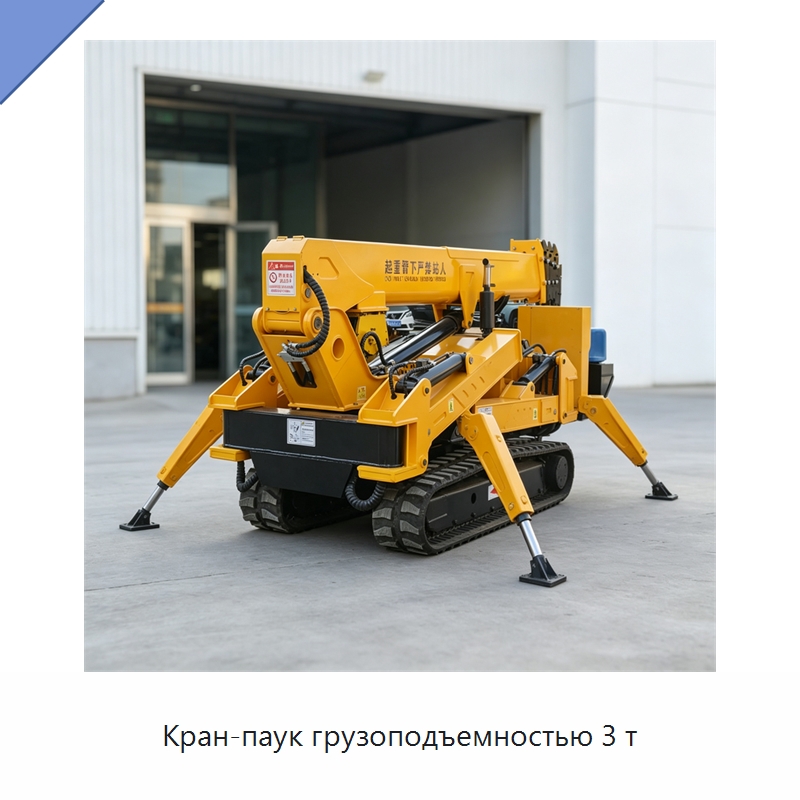 Кран-паук грузоподъемностью 3 т — Краны