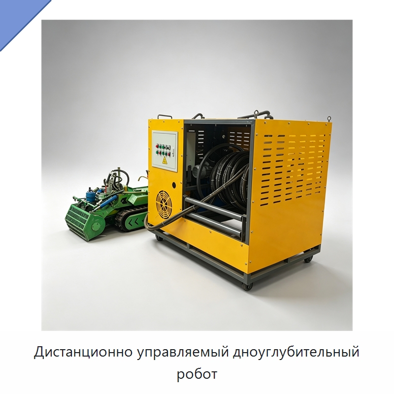 Дистанционно управляемый дноуглубительный робот — Специальная строительная техника