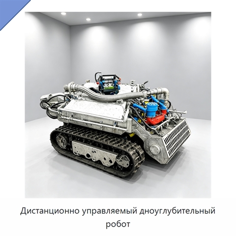 Дистанционно управляемый дноуглубительный робот