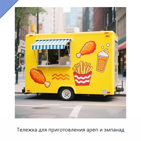 Тележка для приготовления ареп и эмпанад
