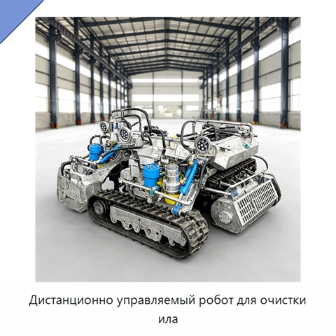 Дистанционно управляемый робот для очистки ила