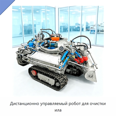 Дистанционно управляемый робот для очистки ила