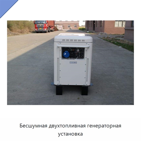 Бесшумная двухтопливная генераторная установка