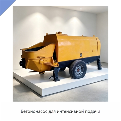 Бетононасос для интенсивной подачи