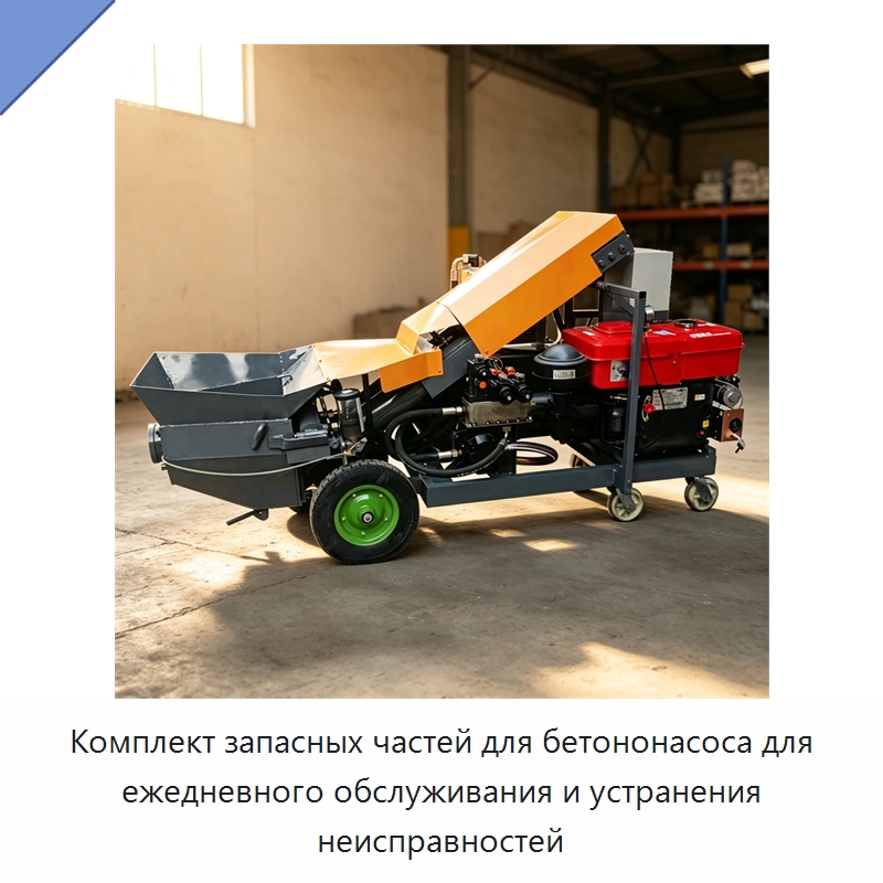 Комплект запасных частей для бетононасоса для ежедневного обслуживания и устранения неисправностей — Оборудование для работы с бетоном