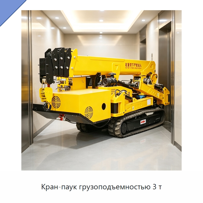 Кран-паук грузоподъемностью 3 т — Краны