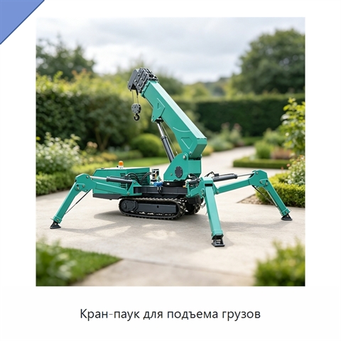 Кран-паук для подъема грузов