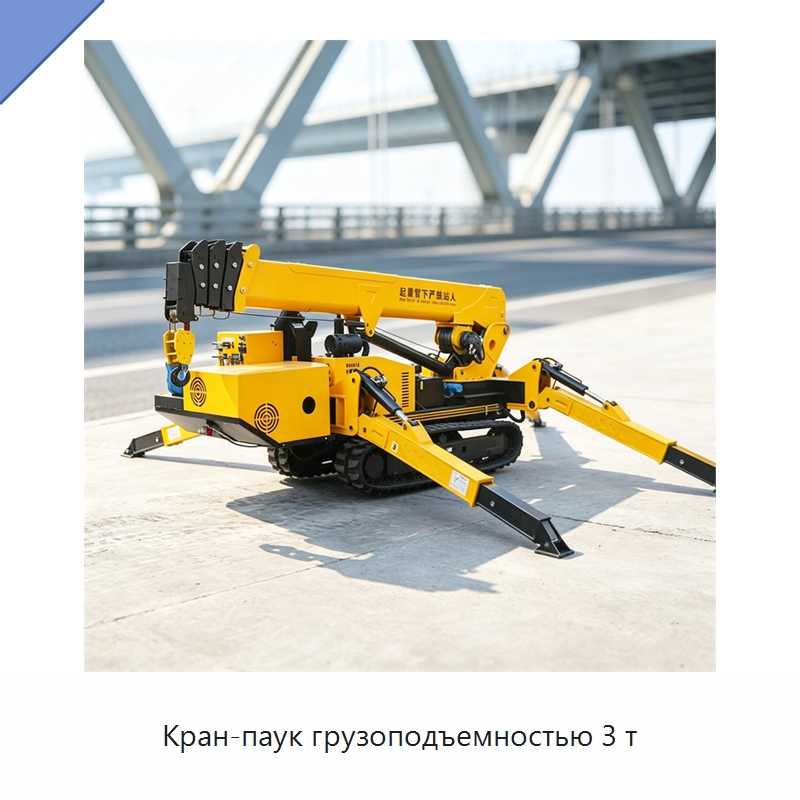 Кран-паук грузоподъемностью 3 т — Краны