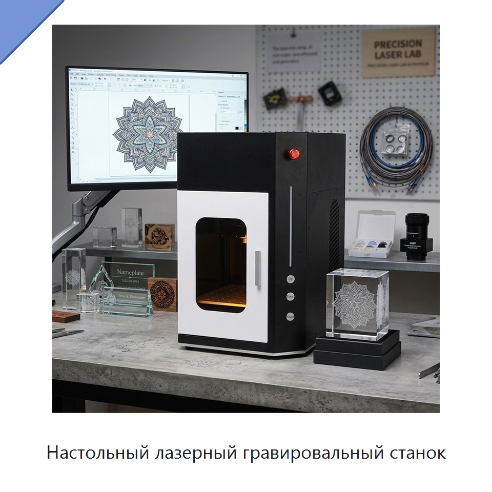 Настольный лазерный гравировальный станок — Лазерные гравировальные станки