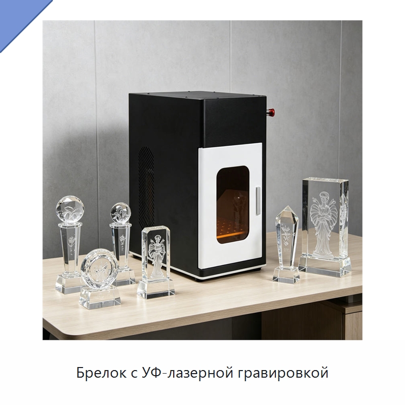 Брелок с УФ-лазерной гравировкой — Лазерные гравировальные станки