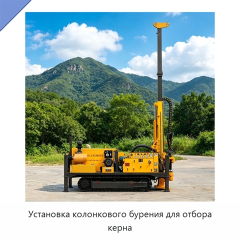 Установка колонкового бурения для отбора керна