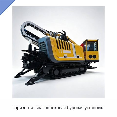 Горизонтальная шнековая буровая установка
