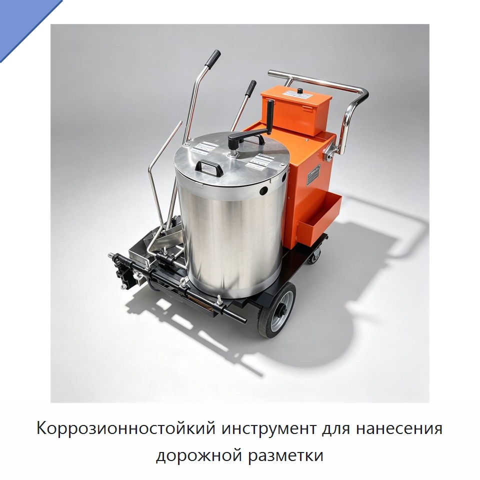 Коррозионностойкий инструмент для нанесения дорожной разметки — Дорожная техника