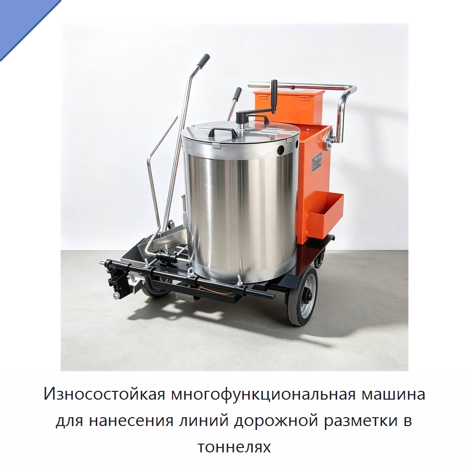 Износостойкая многофункциональная машина для нанесения линий дорожной разметки в тоннелях — Дорожная техника