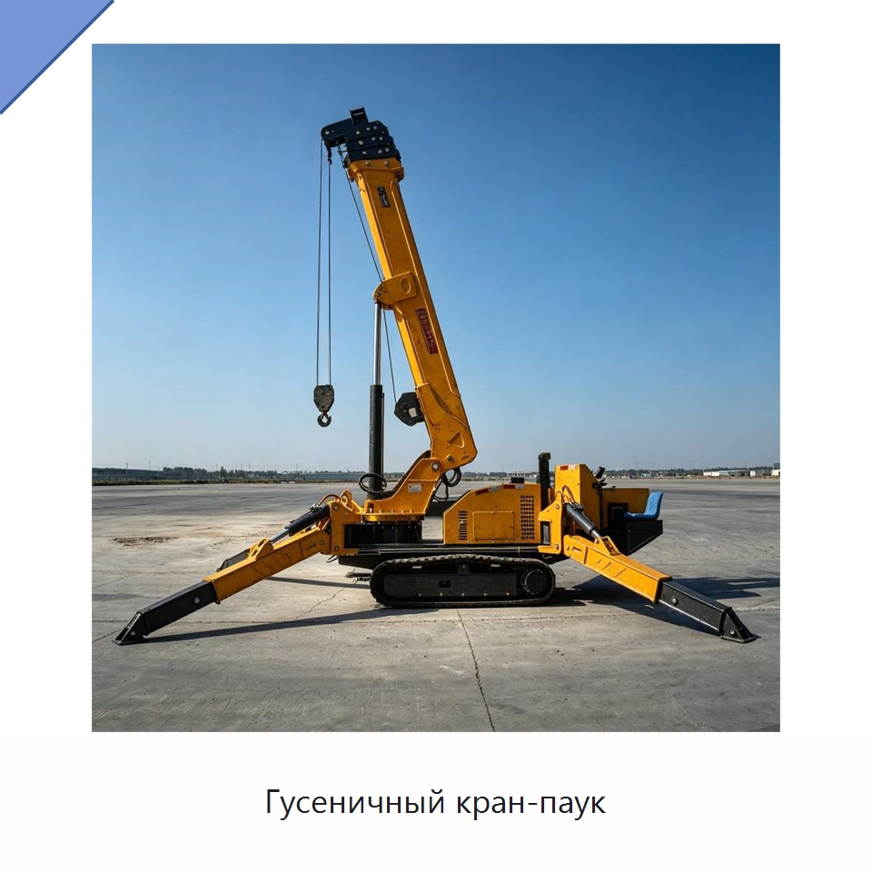 Гусеничный кран-паук — Краны